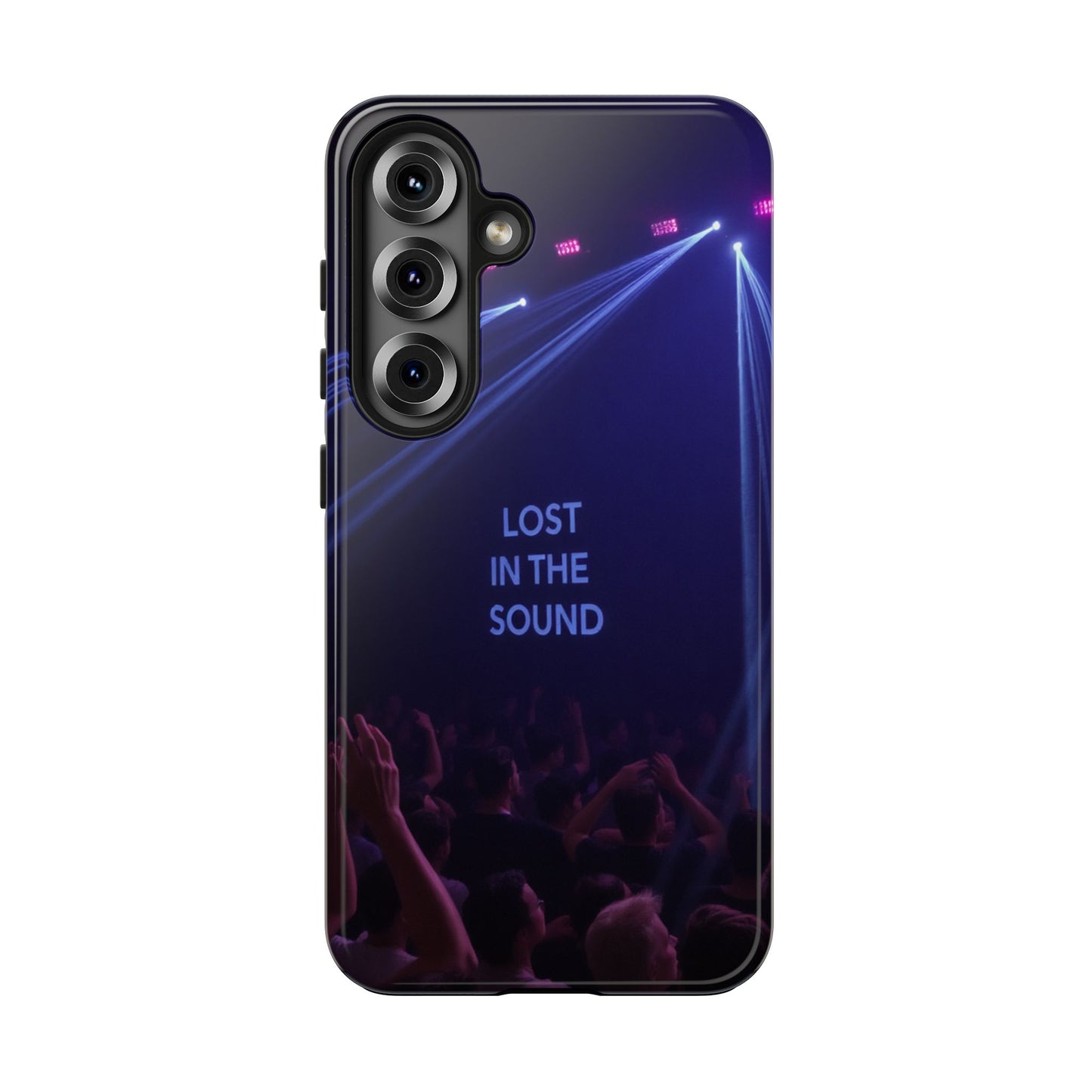 Vibrant Tough Phone Case - 'Lost in the Sound' Design for Music Lovers