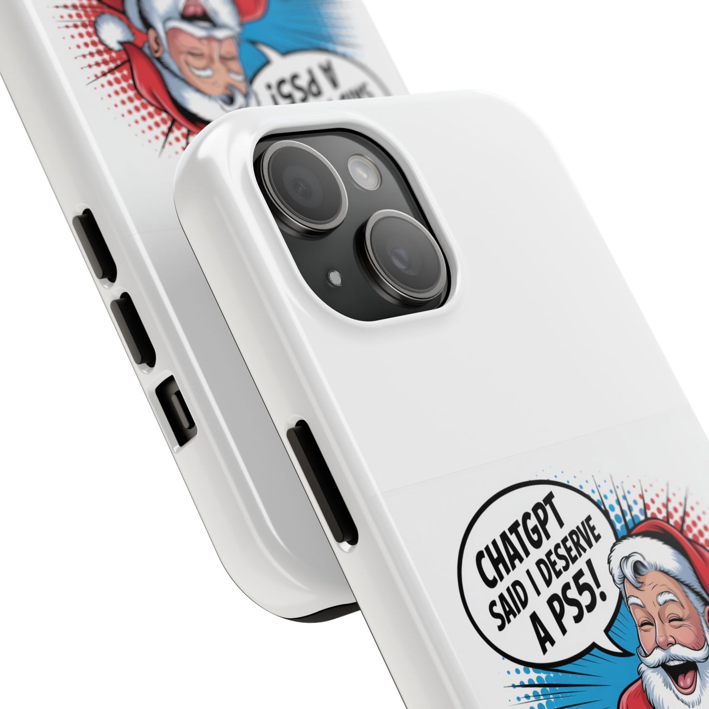Santa Laughing  Phone Case - "CHATGPT Said I Deserve A PS5!"