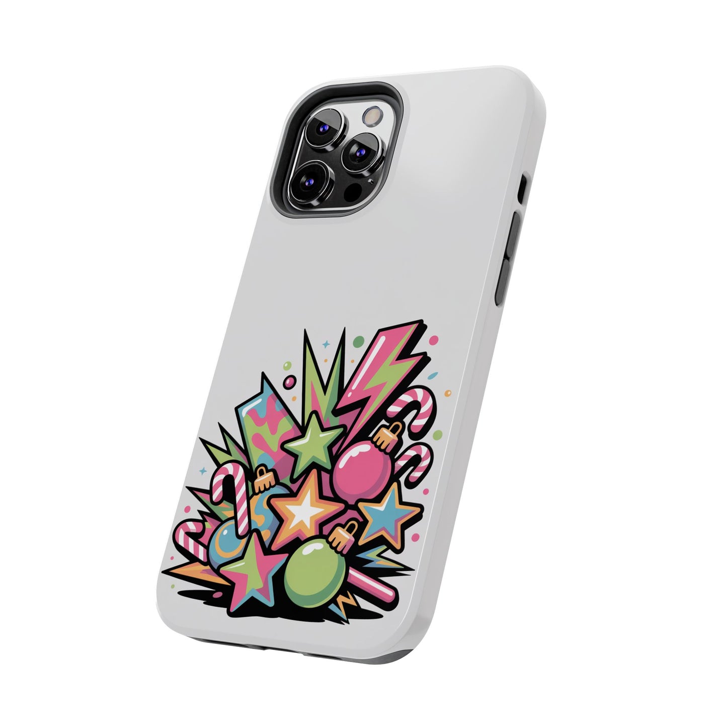 Colorful Explosion Retro Christmas Tough Phone Case