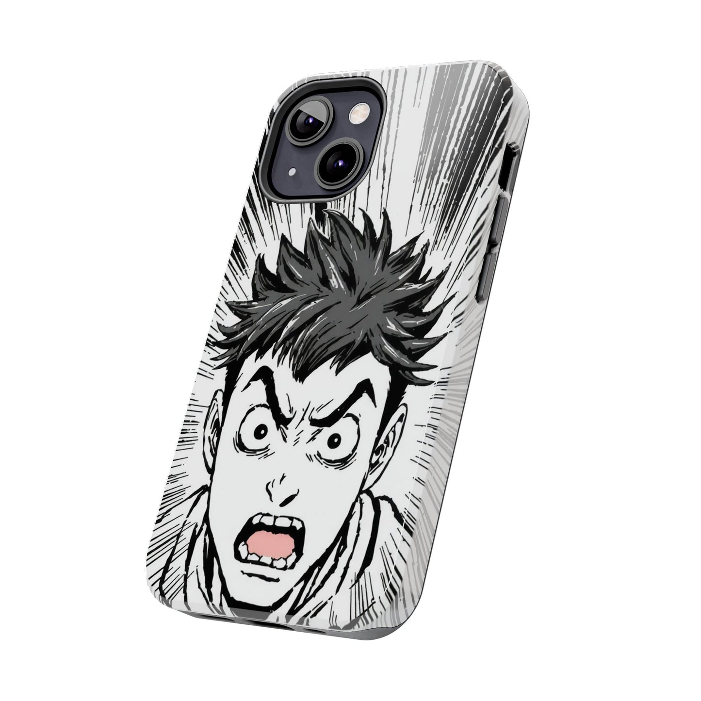 Intense Graphic Phone Case - Tough Design for Anime Fans