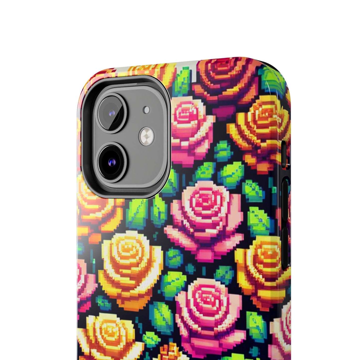 Vibrant Floral Tough Phone Case - Stylish Protection for Flower Lovers