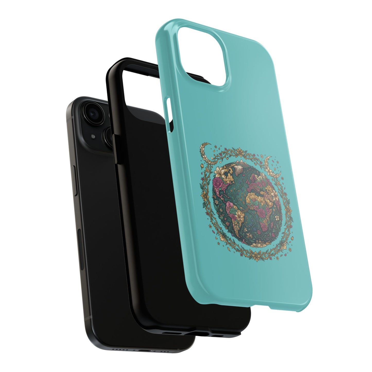 Mystical Floral Planet Phone Case — Tough Protective Phone Case