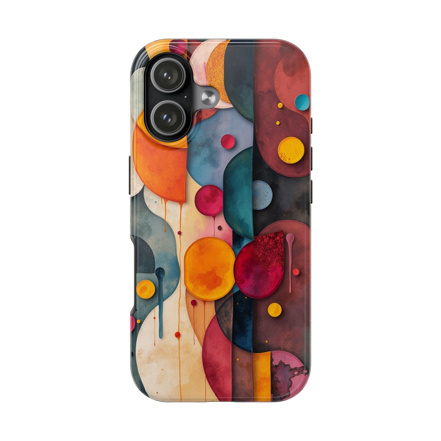 Artistic Tough Phone Cases - Colorful Abstract Design for Trendy Protection - for iPhone