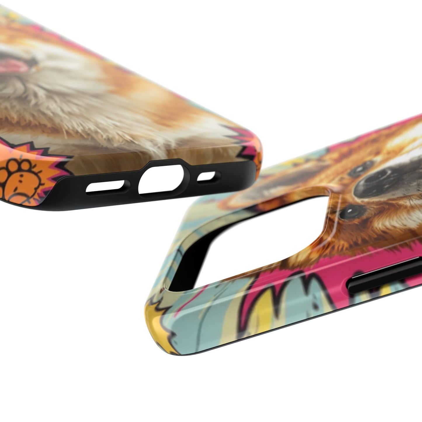 Playful Dog Tough Phone Case - Durable & Stylish Pet Lover Gift