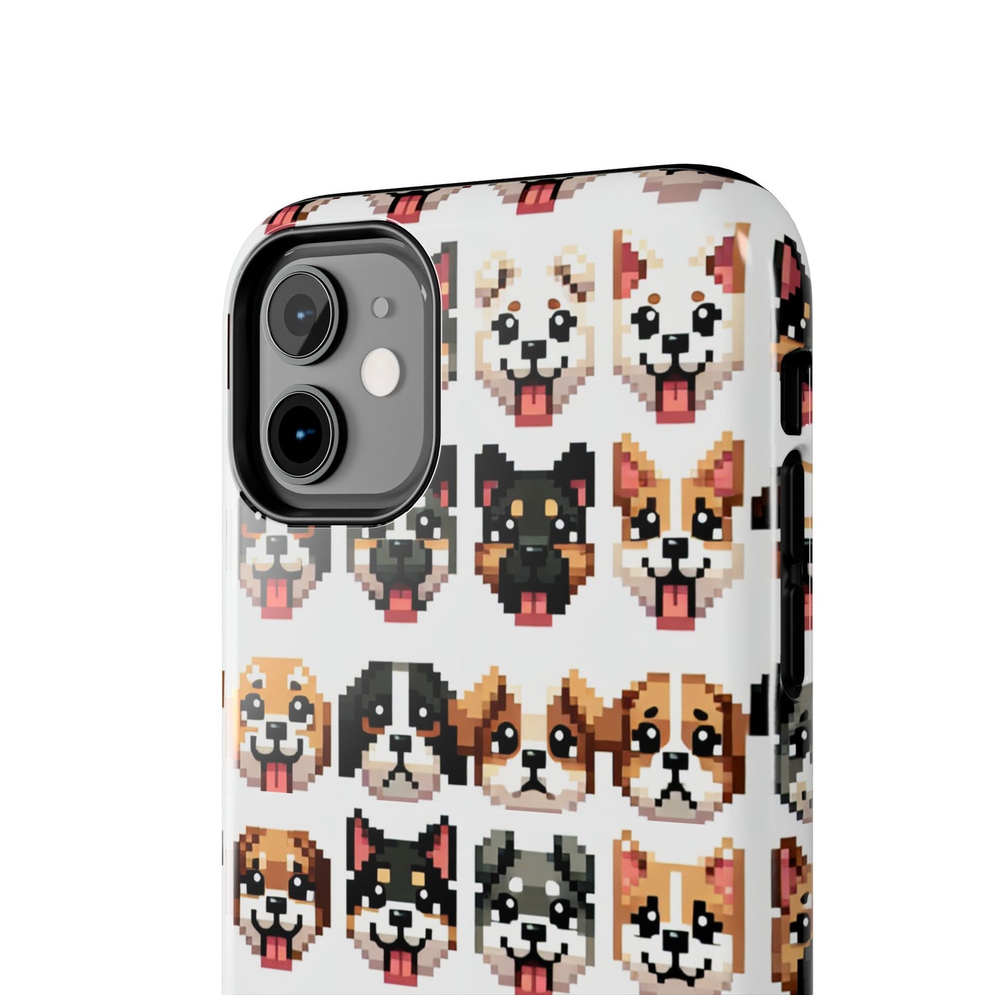 Pixelated Dog Breed Tough Phone Case - Cute, Durable Protection for Pet Lovers - for iPhone