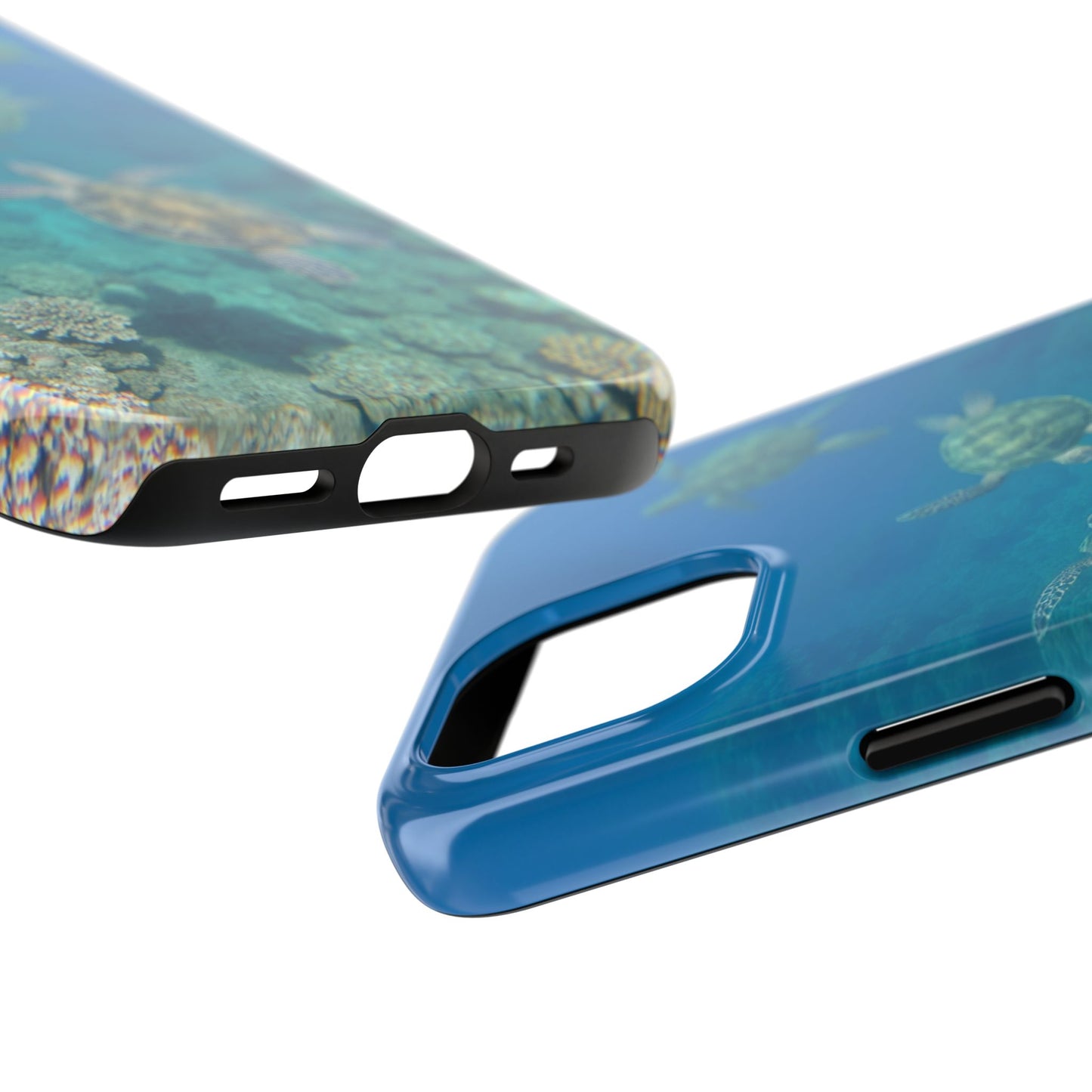 Ocean Turtle Tough Phone Cases - Durable Protection with Marine Art