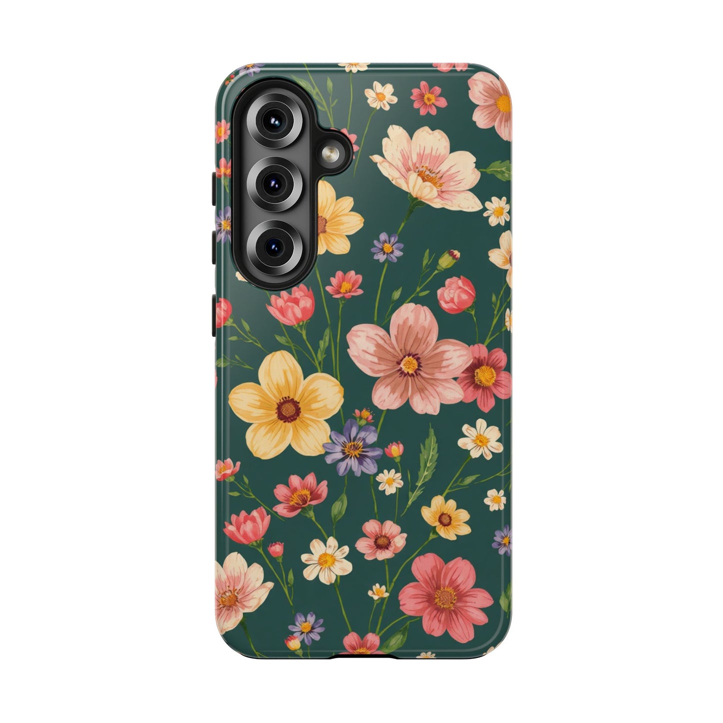 Vintage Spring Flowers Tough Phone Case - Durable Protection for iPhone