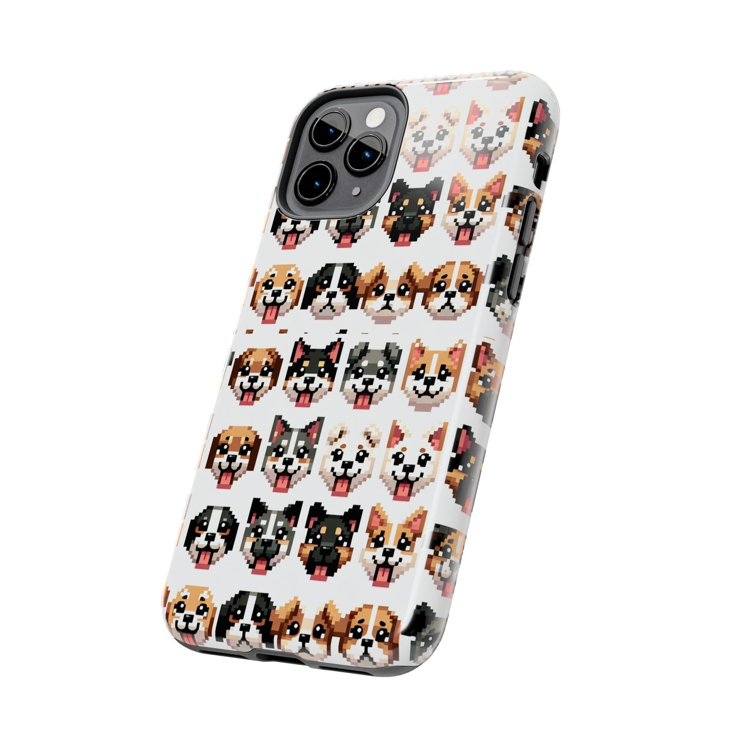 Pixelated Dog Breed Tough Phone Case - Cute, Durable Protection for Pet Lovers - for iPhone