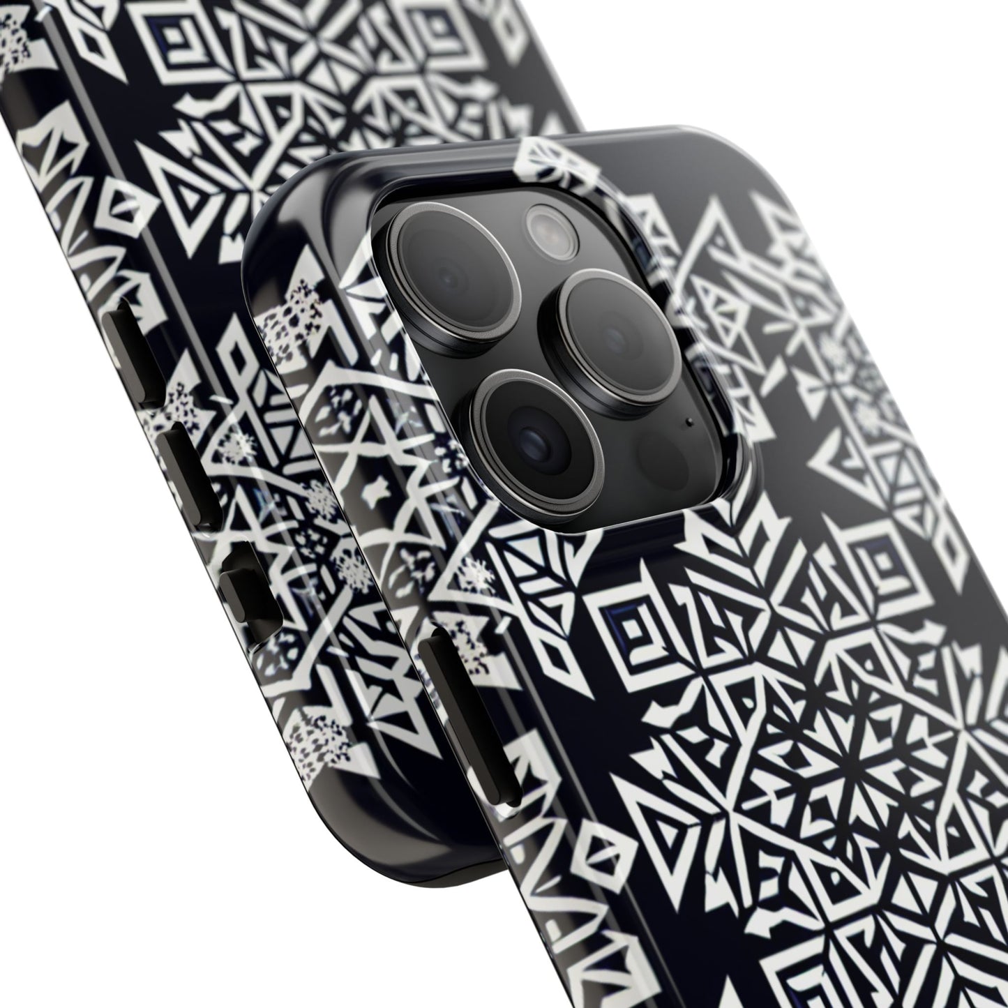 Winter Wonderland Tough Phone Case - Digital Snowflake - for iPhone