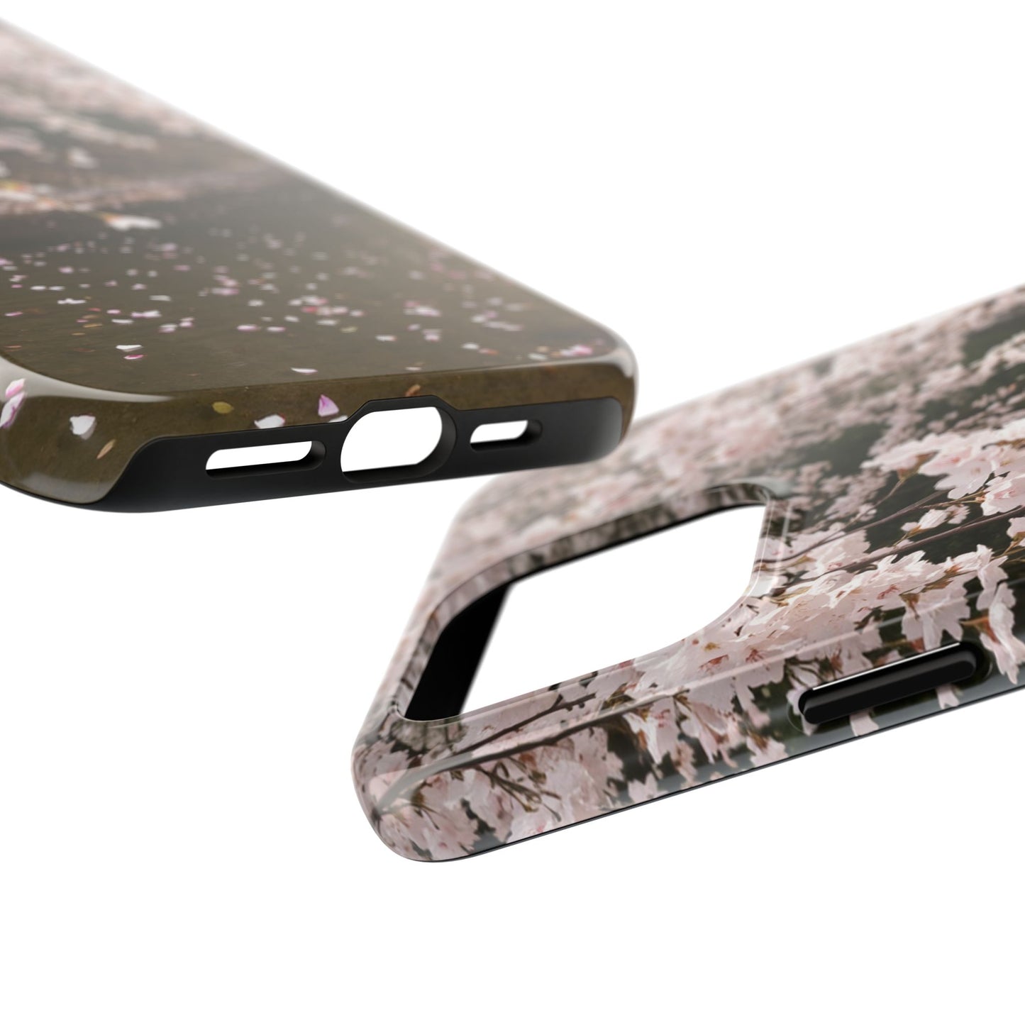 Cherry Blossom Tough Phone Cases - Durable Protection with Floral Serenity