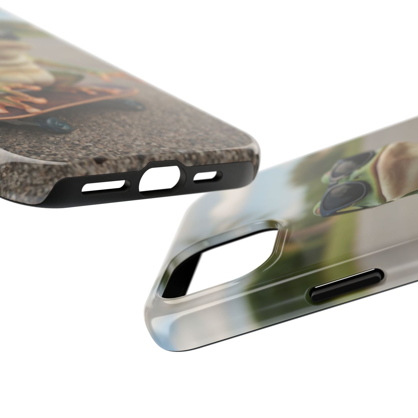 Cool Frog Skateboard Phone Case - Tough and Stylish Protection