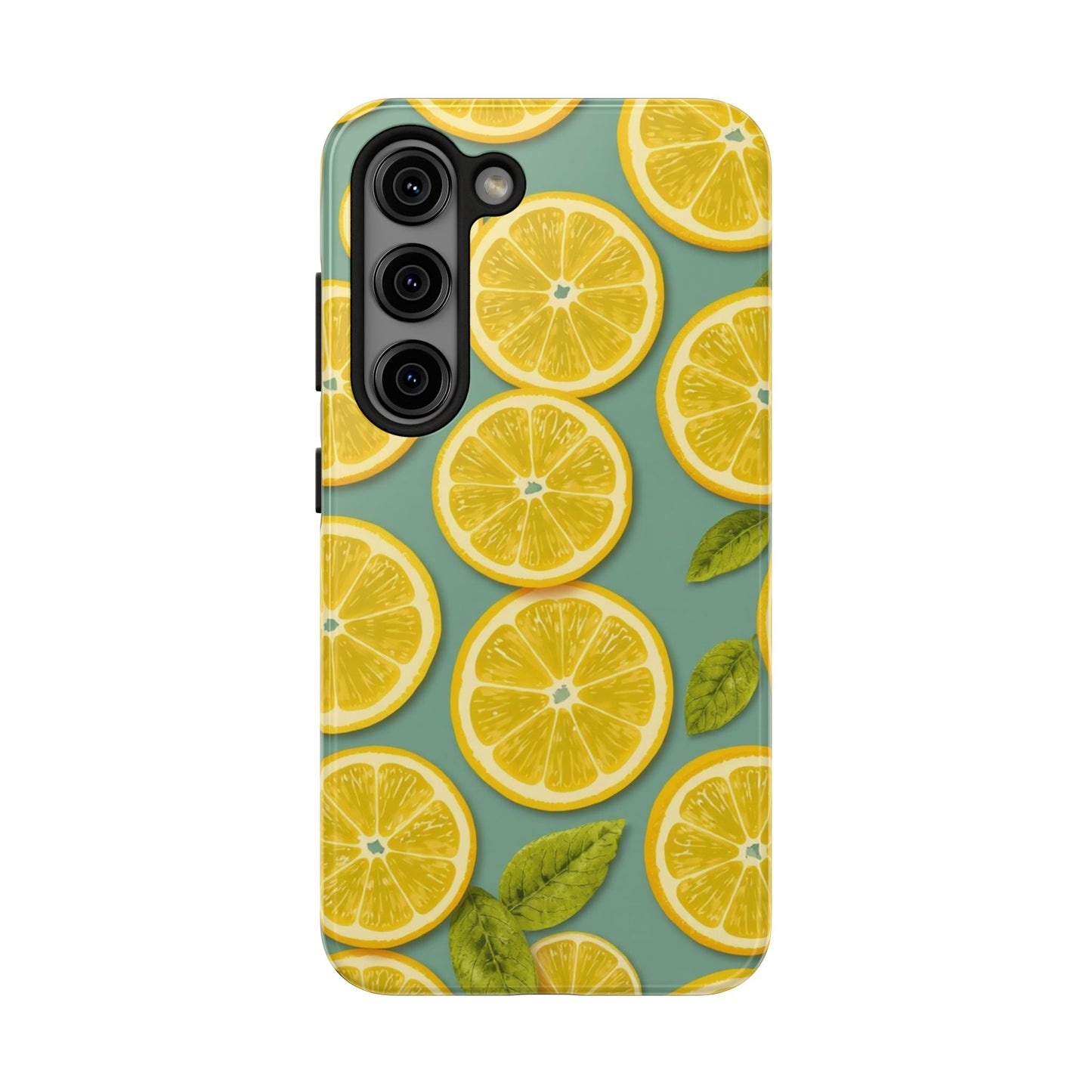 Tough Lemon Pattern Phone Case - Vibrant Citrus Design for Summer Vibes - for iPhone