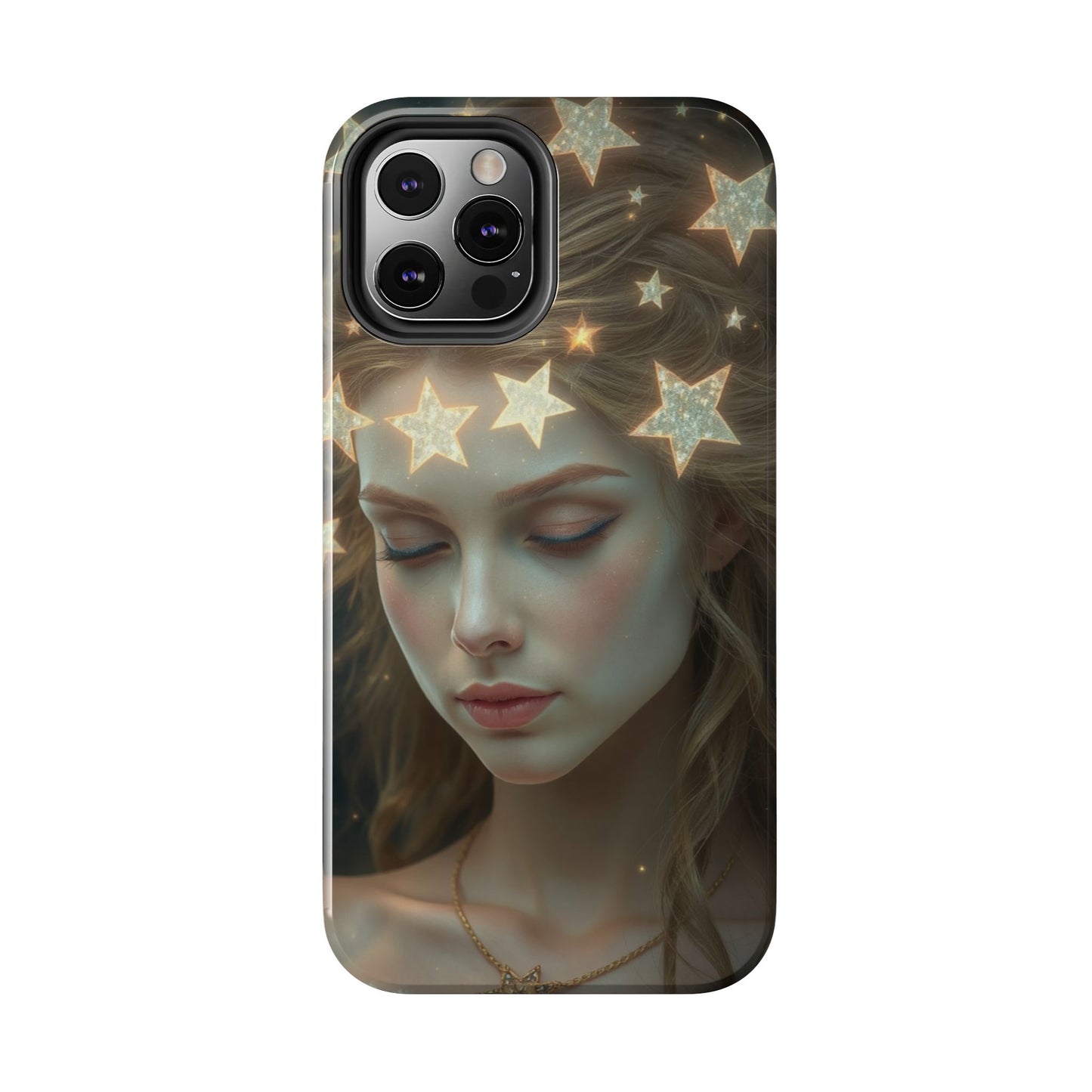 Celestial Dream Tough Phone Case - Artistic Starry Design for Style Enthusiasts