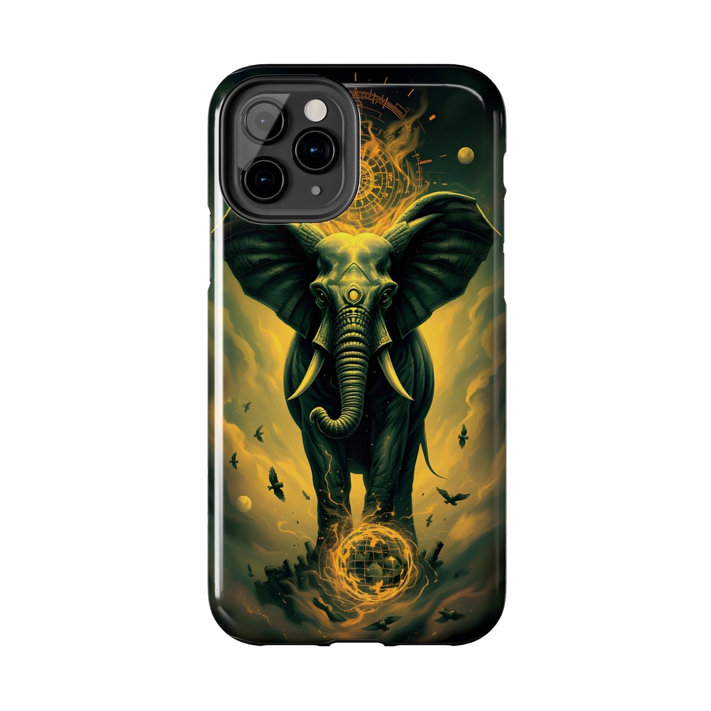 Majestic Elephant Clouds Tough Phone Case - Durable Protection with Bold Design - for iPhone