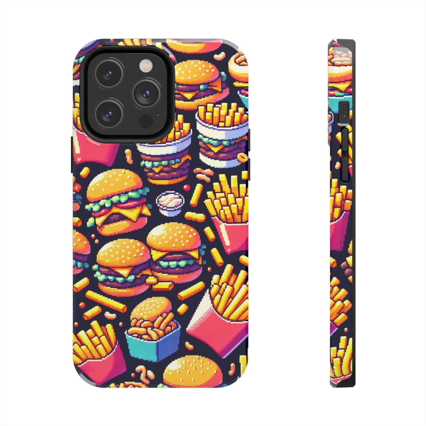 Retro Fast Food Phone Case - Tough and Durable - for iPhone