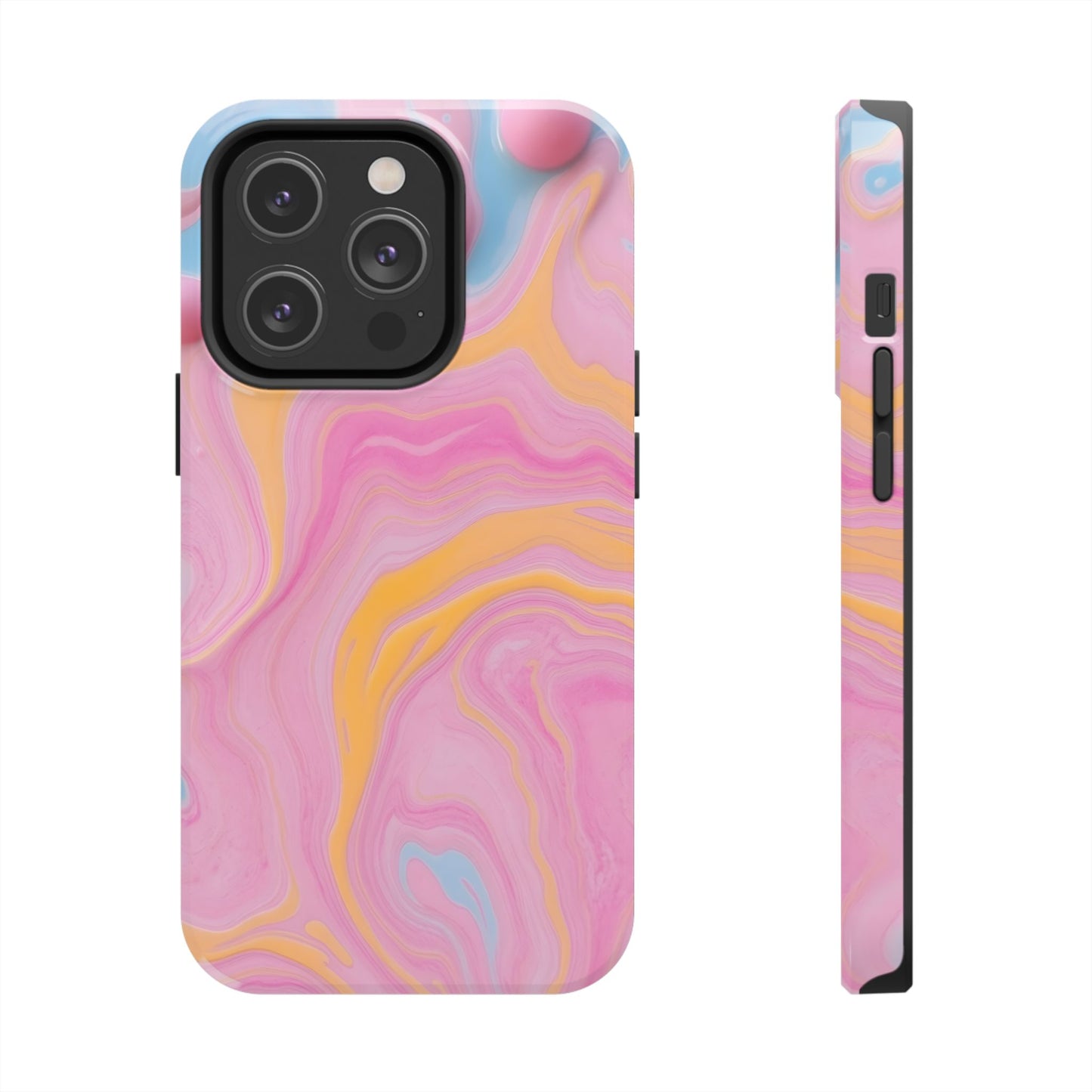 Liquid Candy Abstract Tough Phone Case - Durable Protection with Artistic Design - for iPhone
