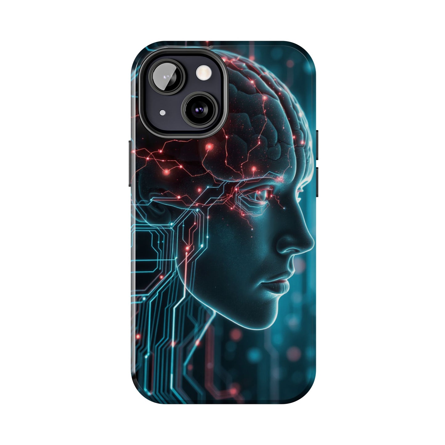 Futuristic Brain Design Tough Phone Case