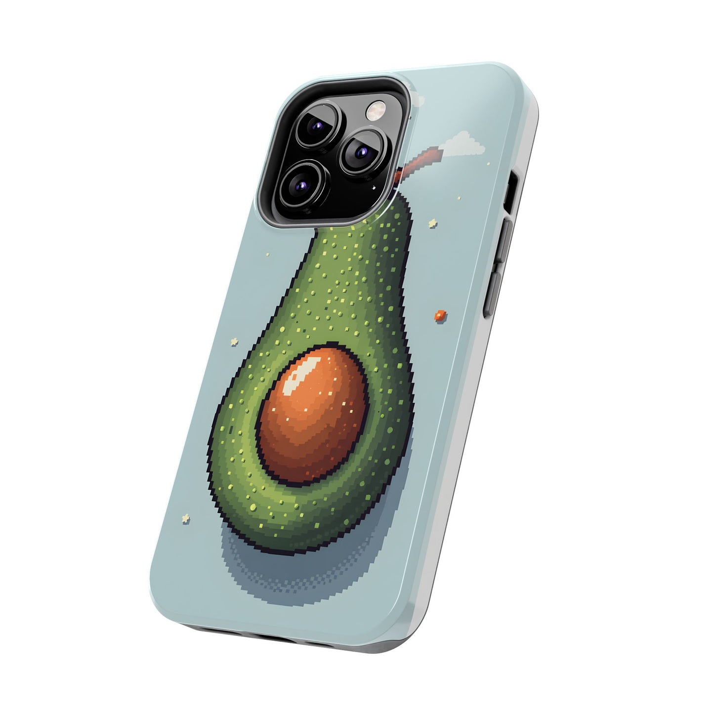 Pixel Avocado Tough Phone Case - Perfect for Foodies & Nature Lovers - for iPhone