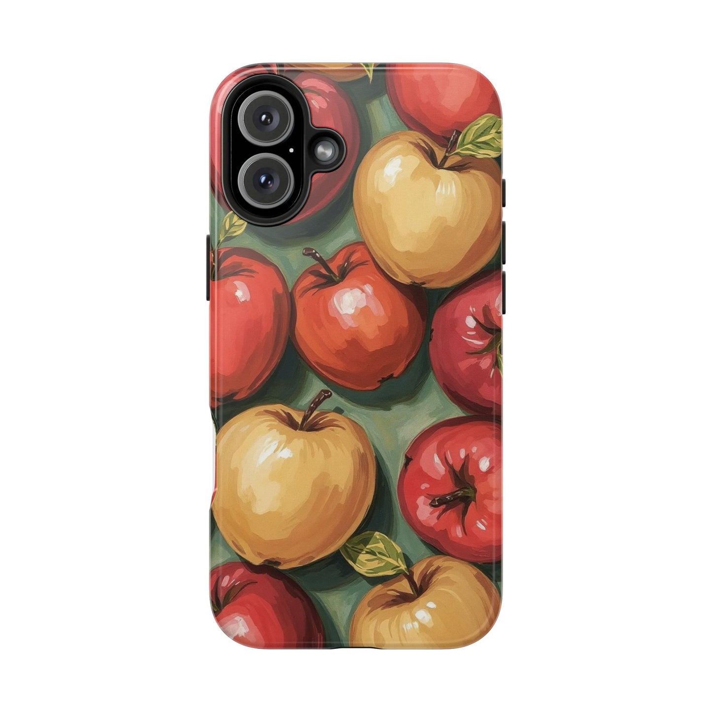 Colorful Painted Apples Art Tough Phone Case - Durable & Stylish Protection - for iPhone