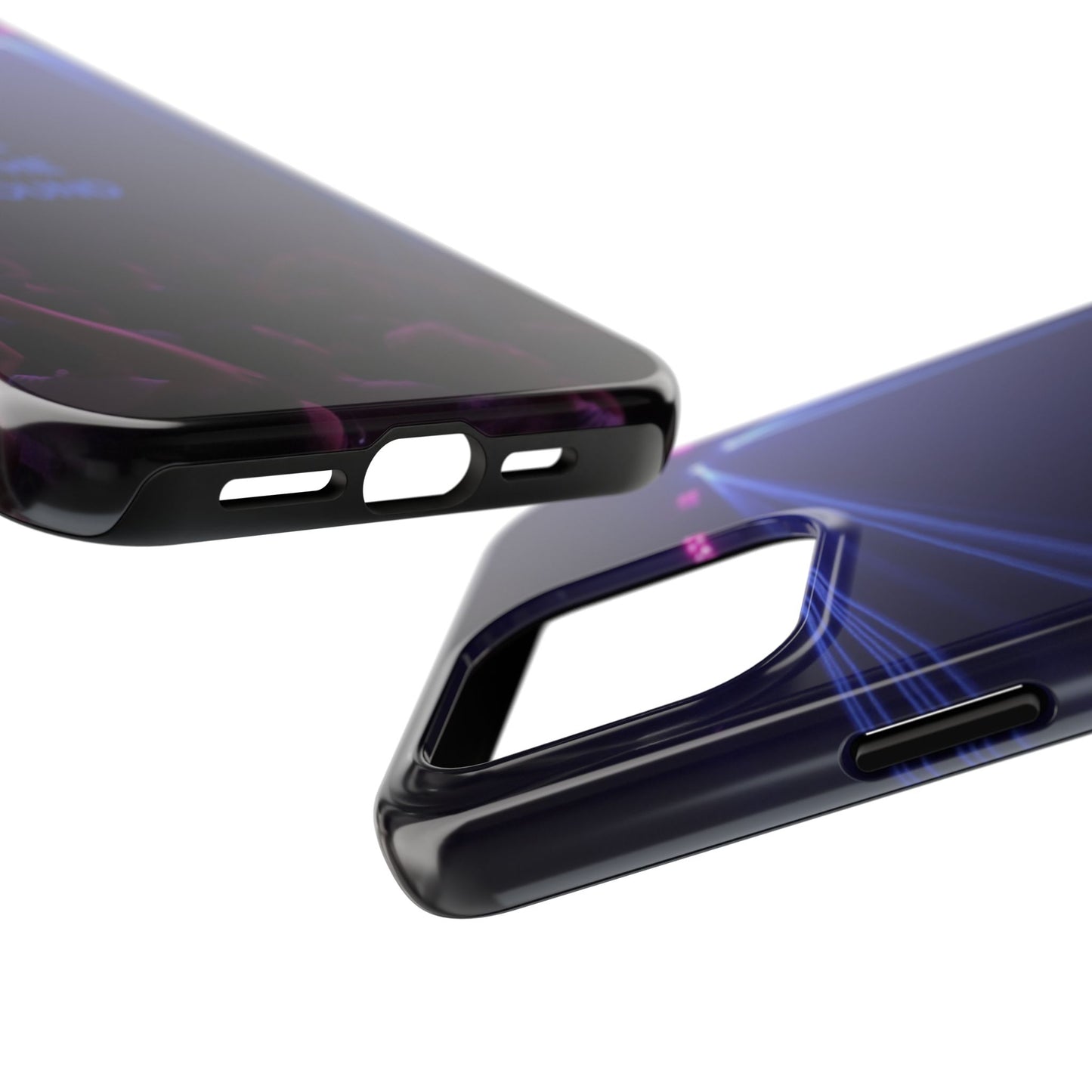 Vibrant Tough Phone Case - 'Lost in the Sound' Design for Music Lovers