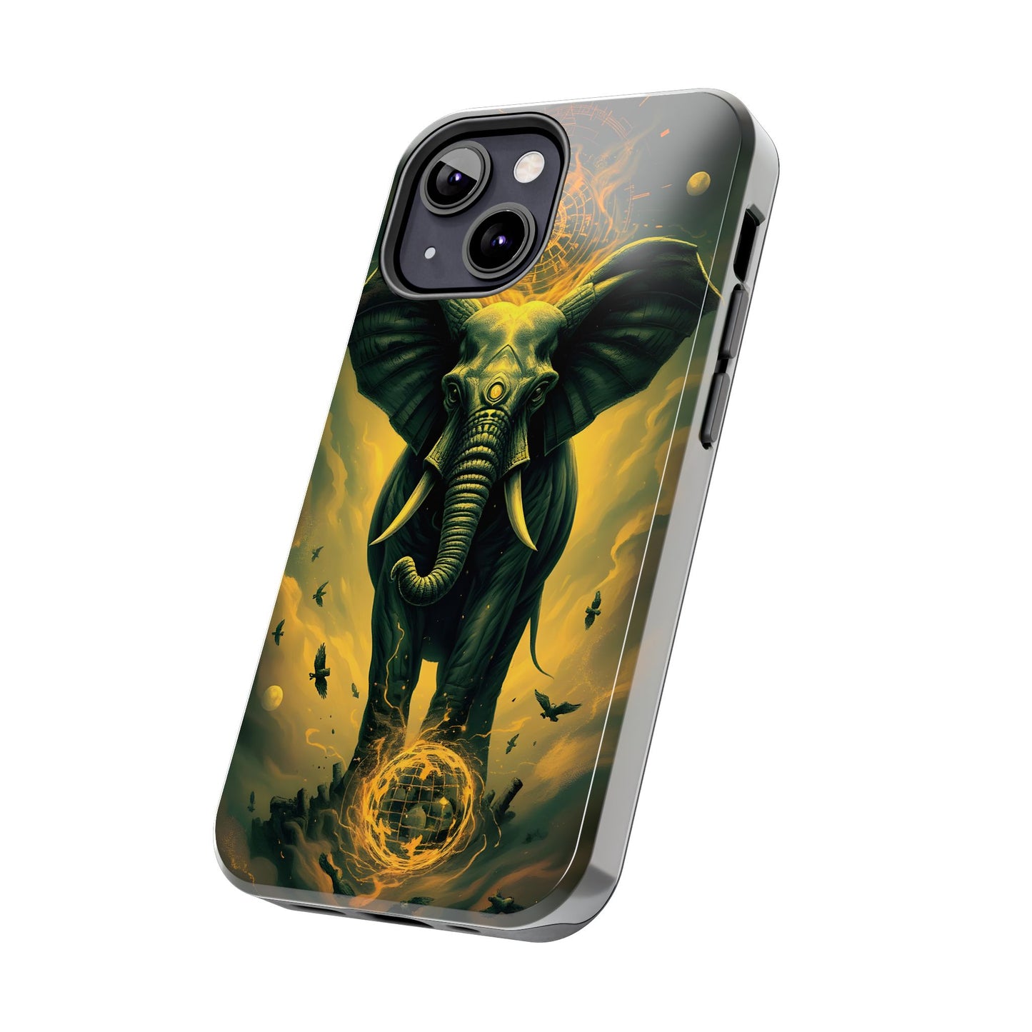 Majestic Elephant Clouds Tough Phone Case - Durable Protection with Bold Design - for iPhone