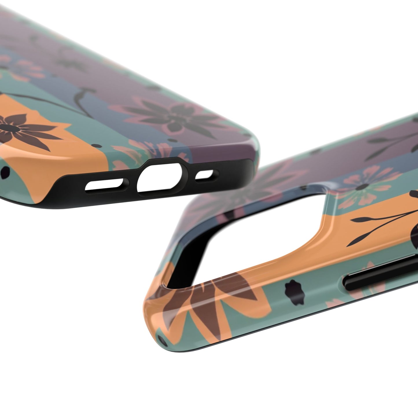 Boho Floral Tough Phone Cases - Durable & Stylish Protection - for iPhone