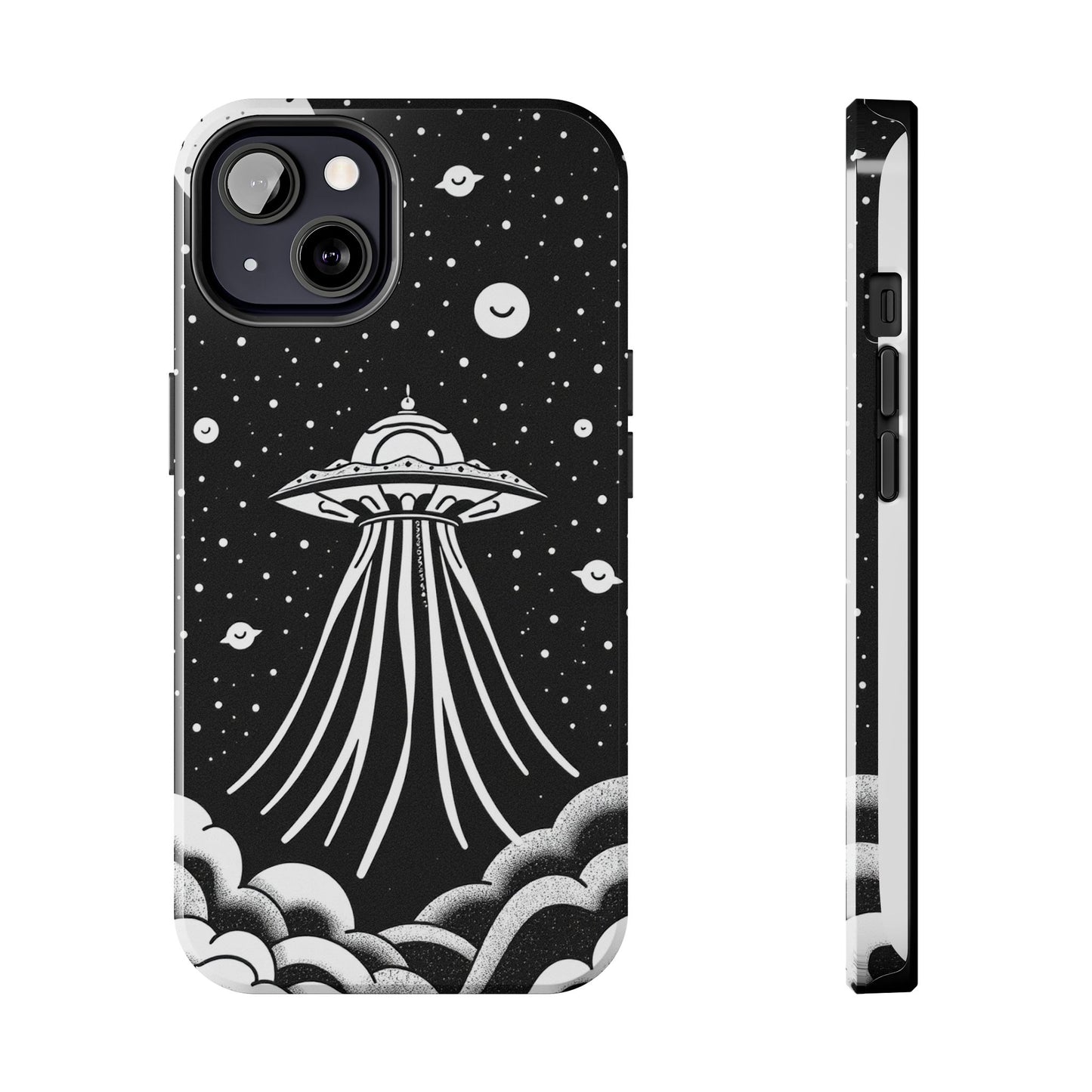 Galaxy UFO Tough Phone Case - Durable Protection with Unique Space Design