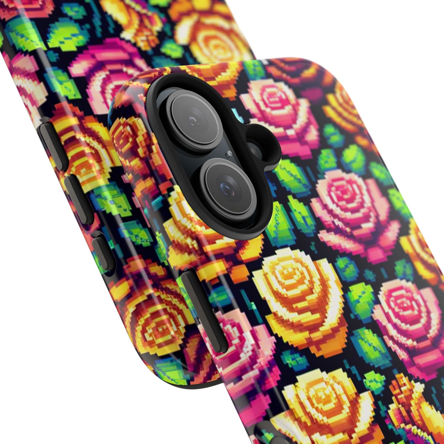 Vibrant Floral Tough Phone Case - Stylish Protection for Flower Lovers
