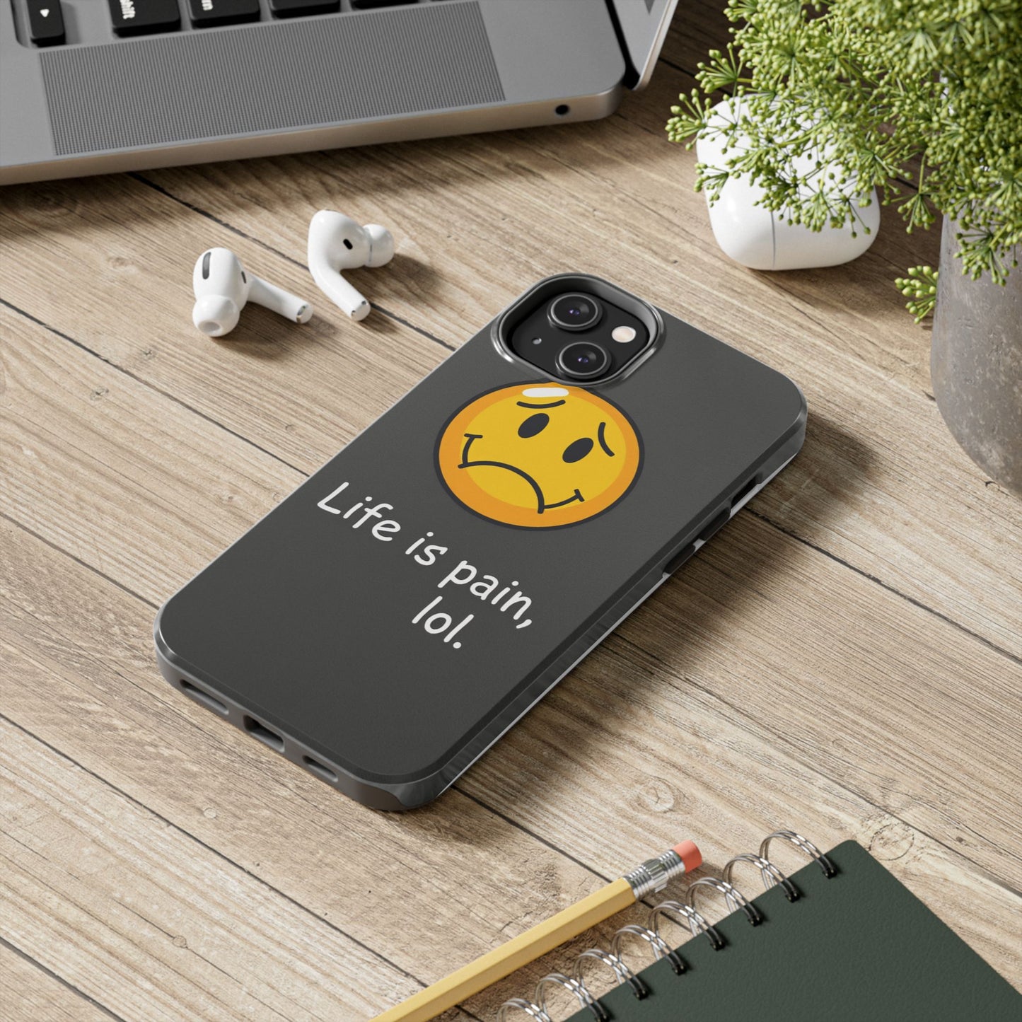 Life is Pain Tough Phone Case - Trendy Design for Smartphone Protection