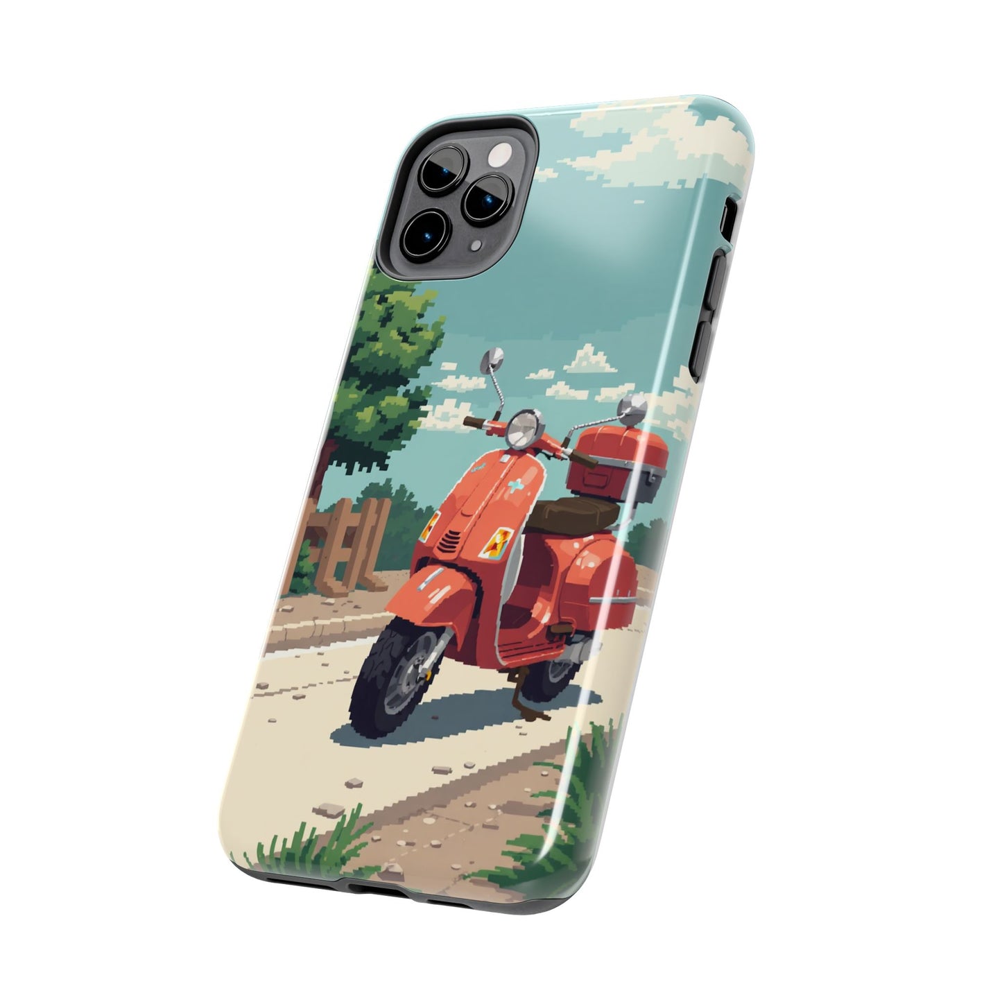 Retro Scooter Phone Case - Tough & Stylish Protection