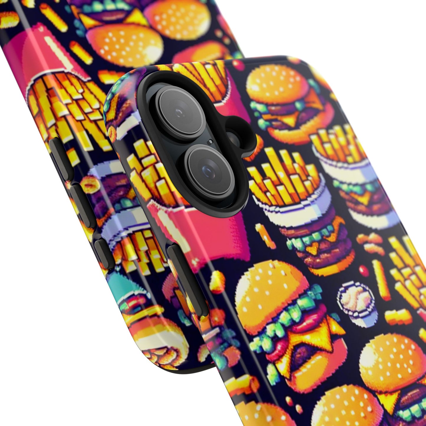 Retro Fast Food Phone Case - Tough and Durable - for iPhone