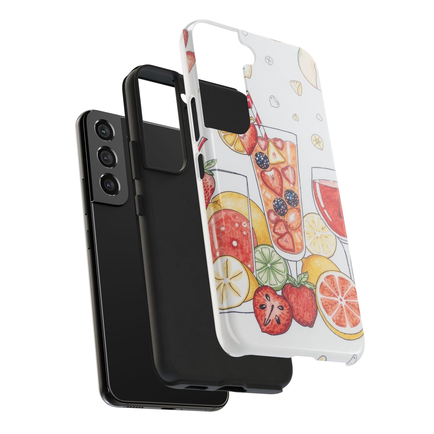 Colorful Fruit Cocktail Tough Phone Case - Perfect for Summer Vibes