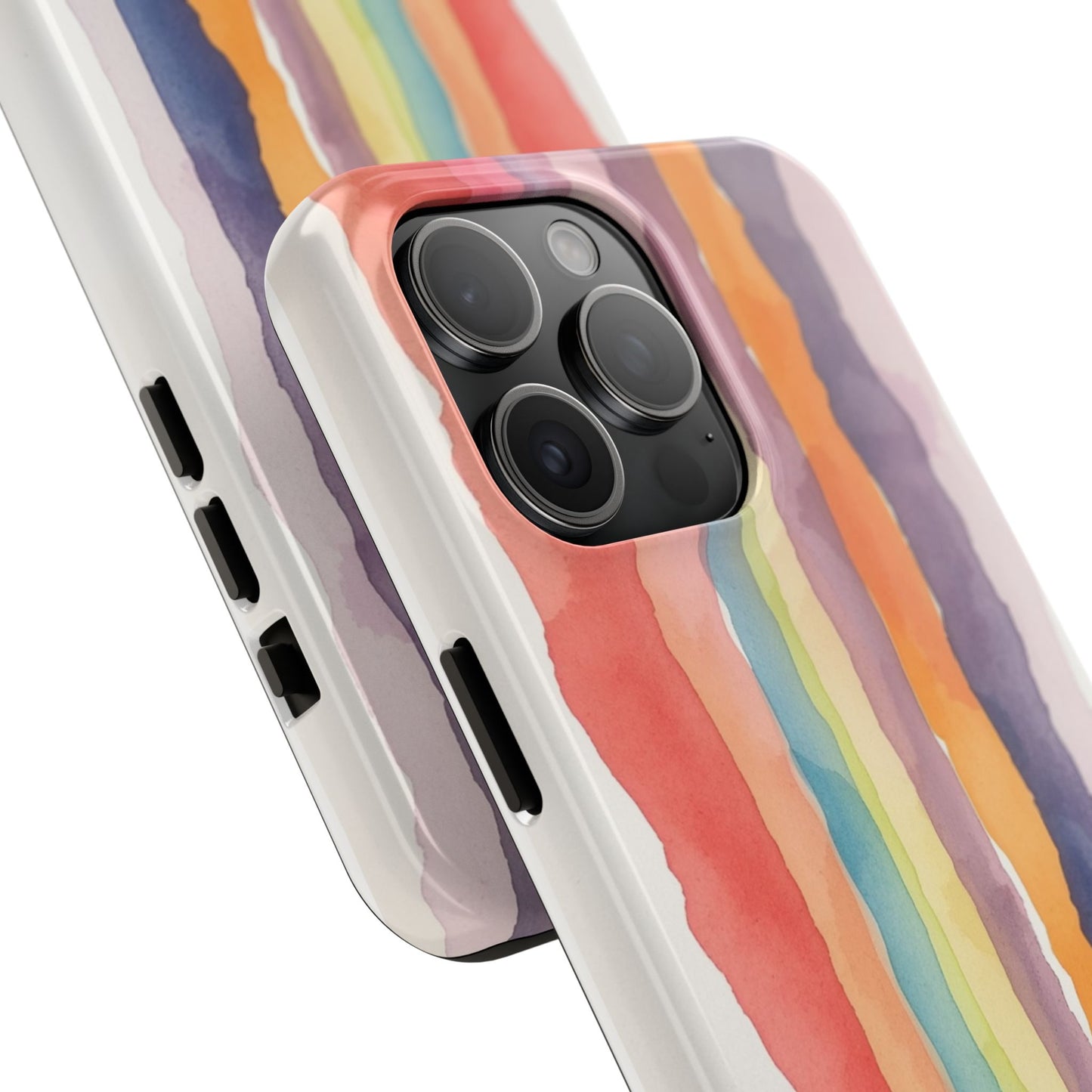 Colorful Watercolor Tough Phone Case - Stylish and Durable Cover for Creative Souls