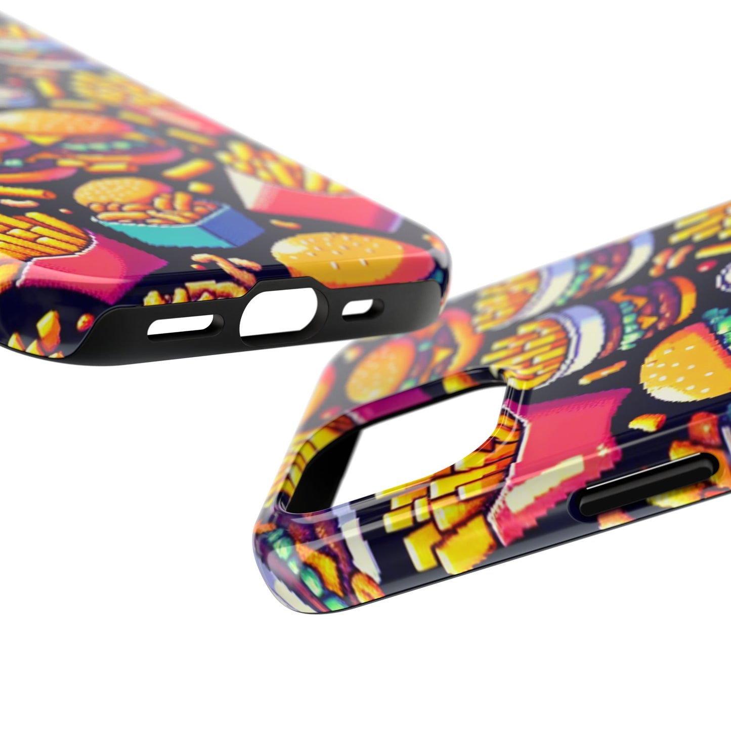 Retro Fast Food Phone Case - Tough and Durable - for iPhone