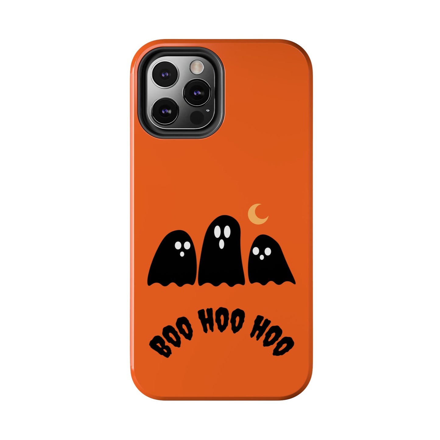 Halloween Ghost Phone Case - Boo Hoo Hoo Design - for iPhone