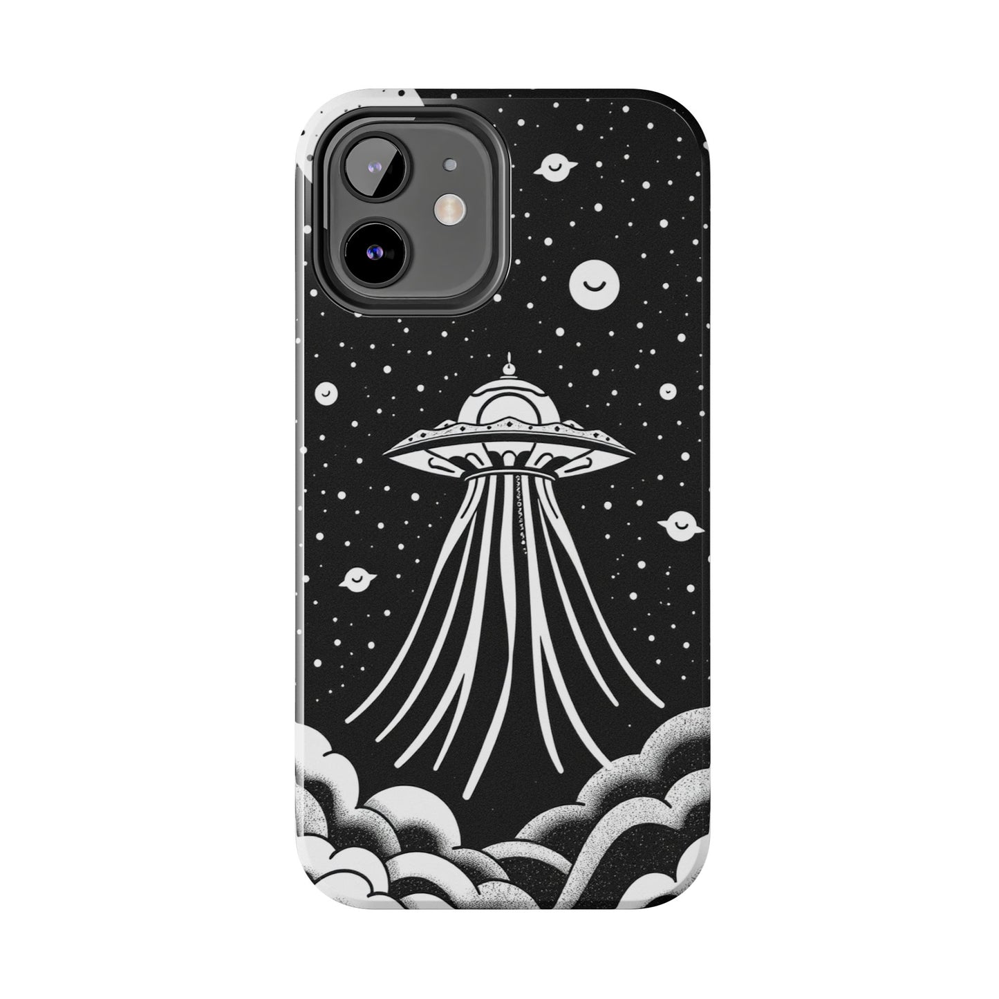 Galaxy UFO Tough Phone Case - Durable Protection with Unique Space Design