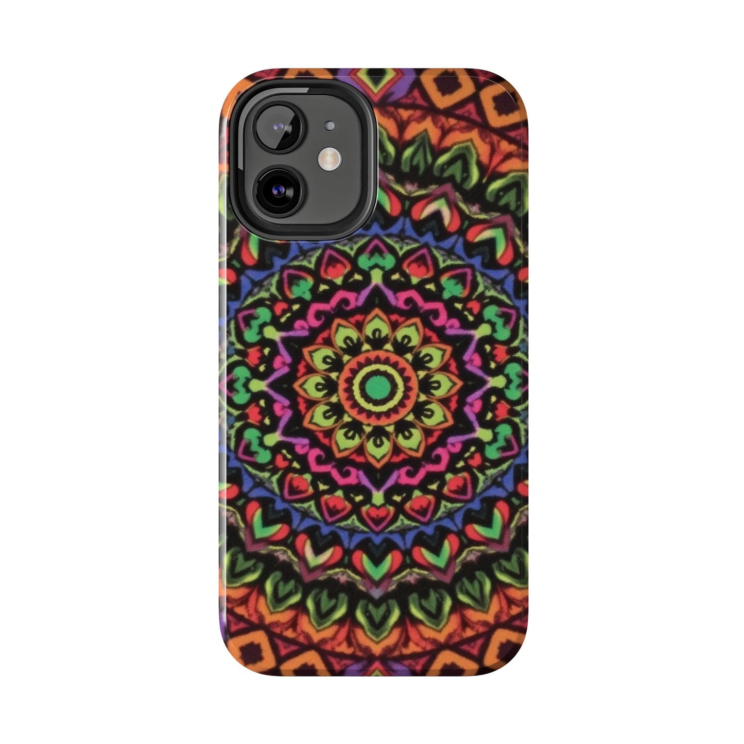 Colorful Mandala Tough Phone Case - Vibrant Designs for Trendy Protection - for iPhone