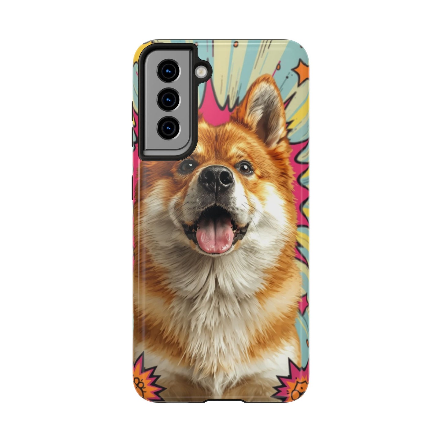 Playful Dog Tough Phone Case - Durable & Stylish Pet Lover Gift