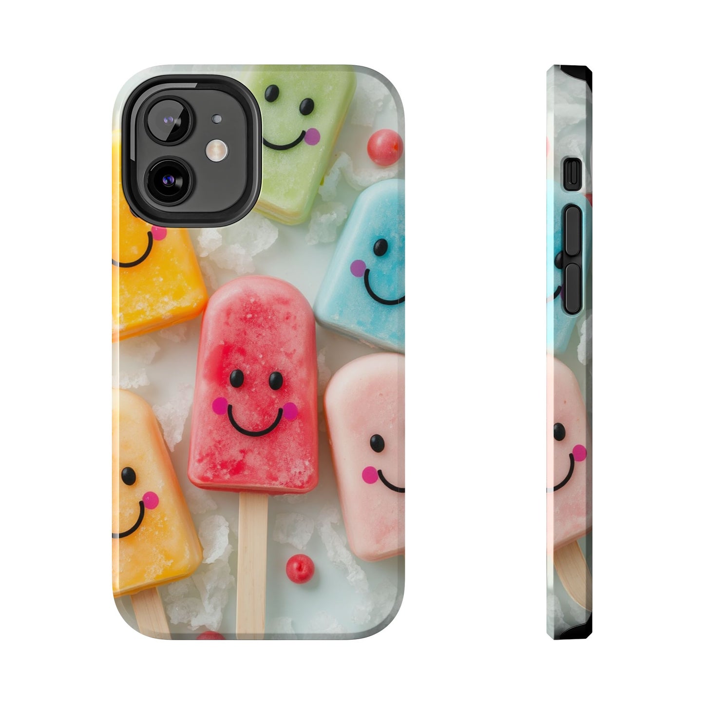 Cute Smile Popsicle Tough Phone Case - Fun Protection for Your Device