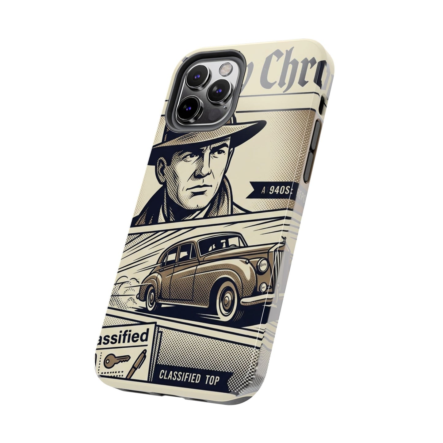 Old Newspaper Tough Phone Case