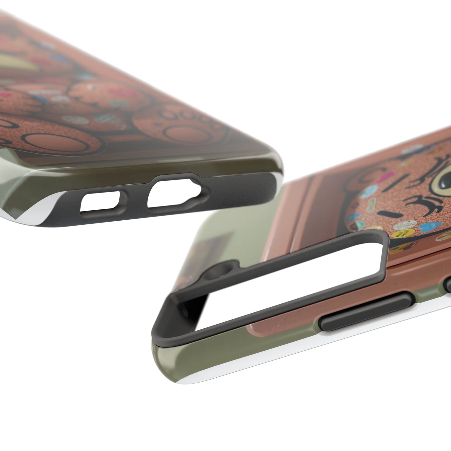 Cute Bear Tough Phone Case - Durable Protection with Fun Design
