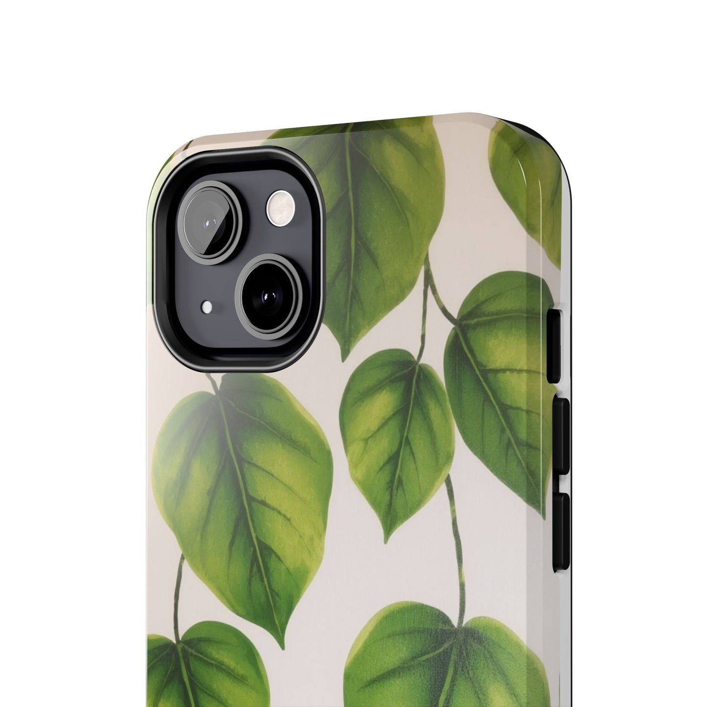 Tough Phone Cases with Green Leaf Design | Eco-Friendly Protection for Nature Lovers