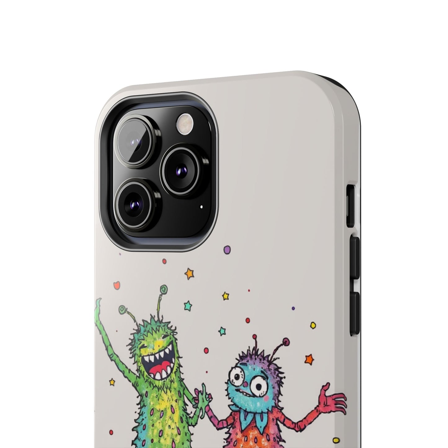 Colorful Monster Tough Phone Case - Fun and Playful Design