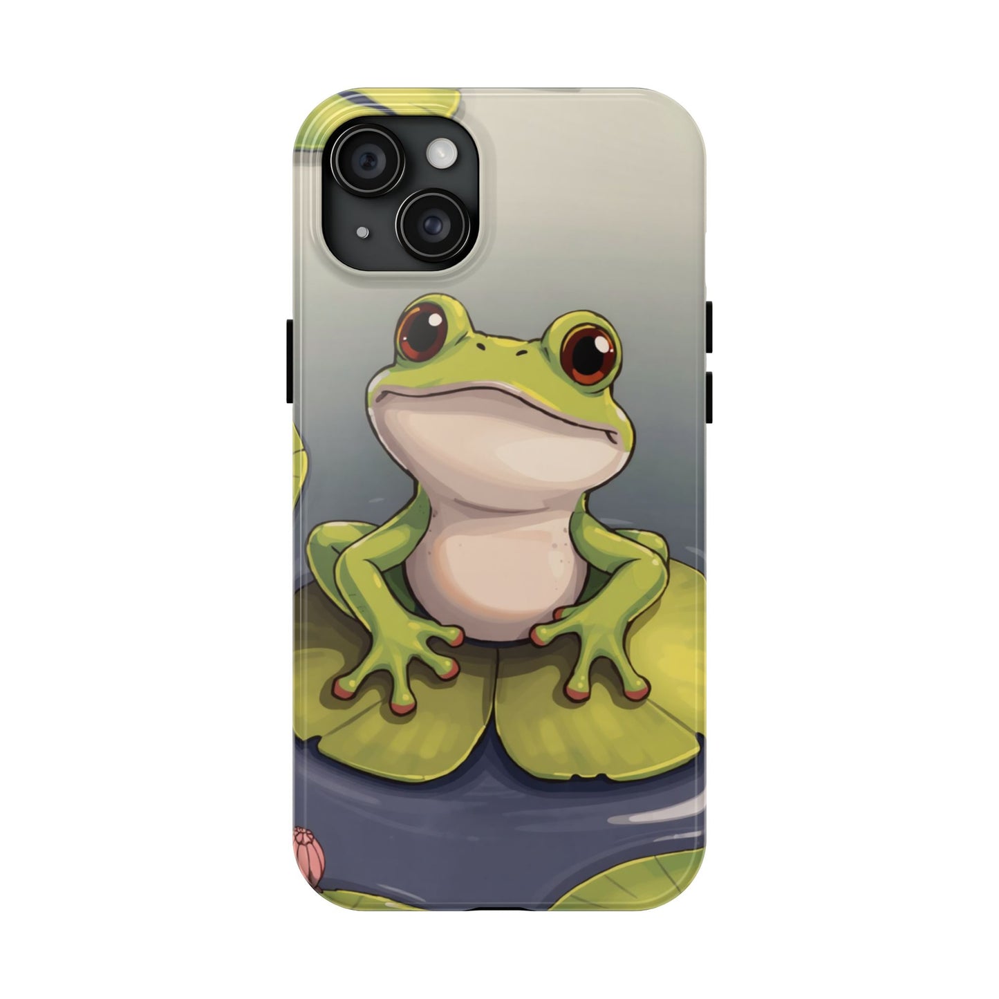 Cute Frog Tough Phone Case - Durable Protection with Nature Vibe