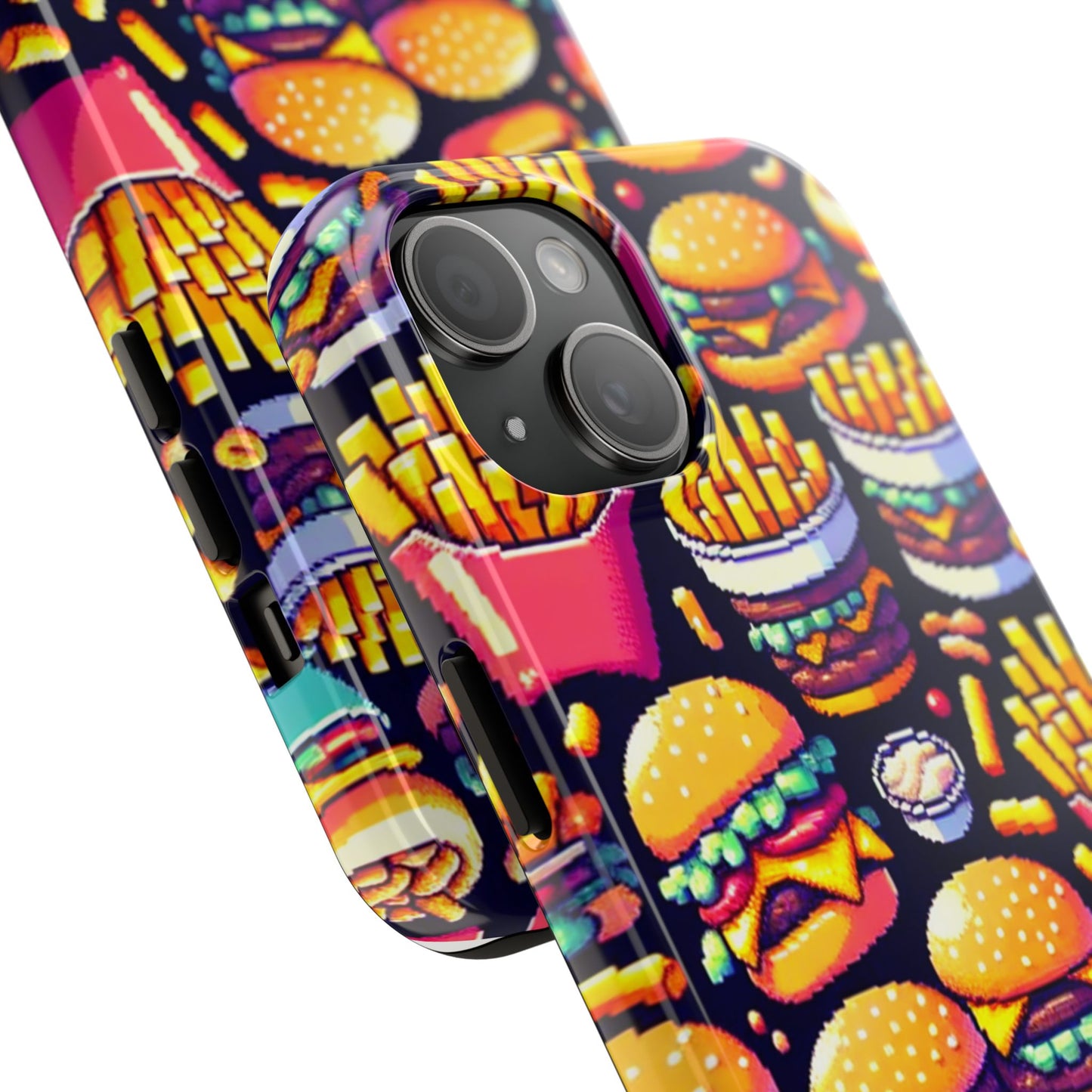 Retro Fast Food Phone Case - Tough and Durable - for iPhone