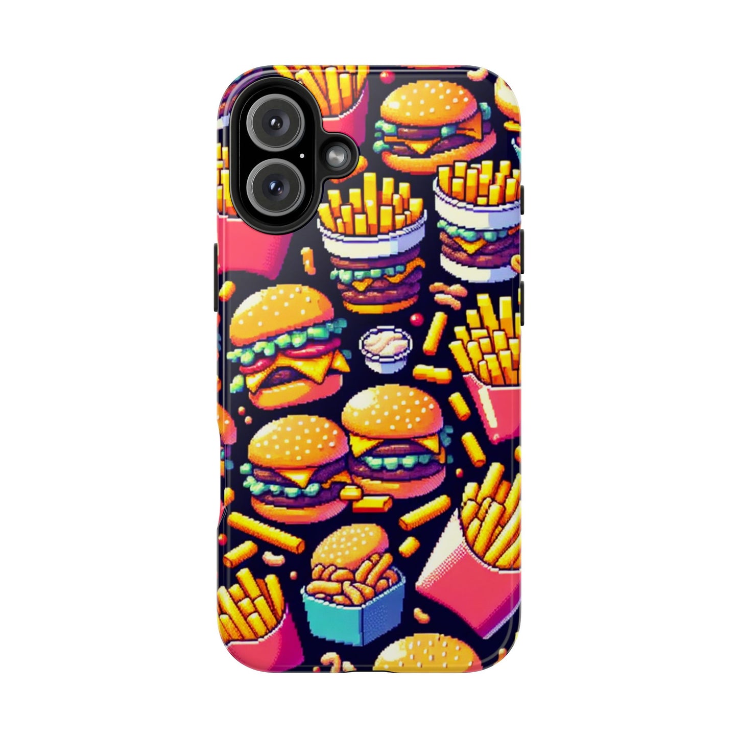 Retro Fast Food Phone Case - Tough and Durable - for iPhone