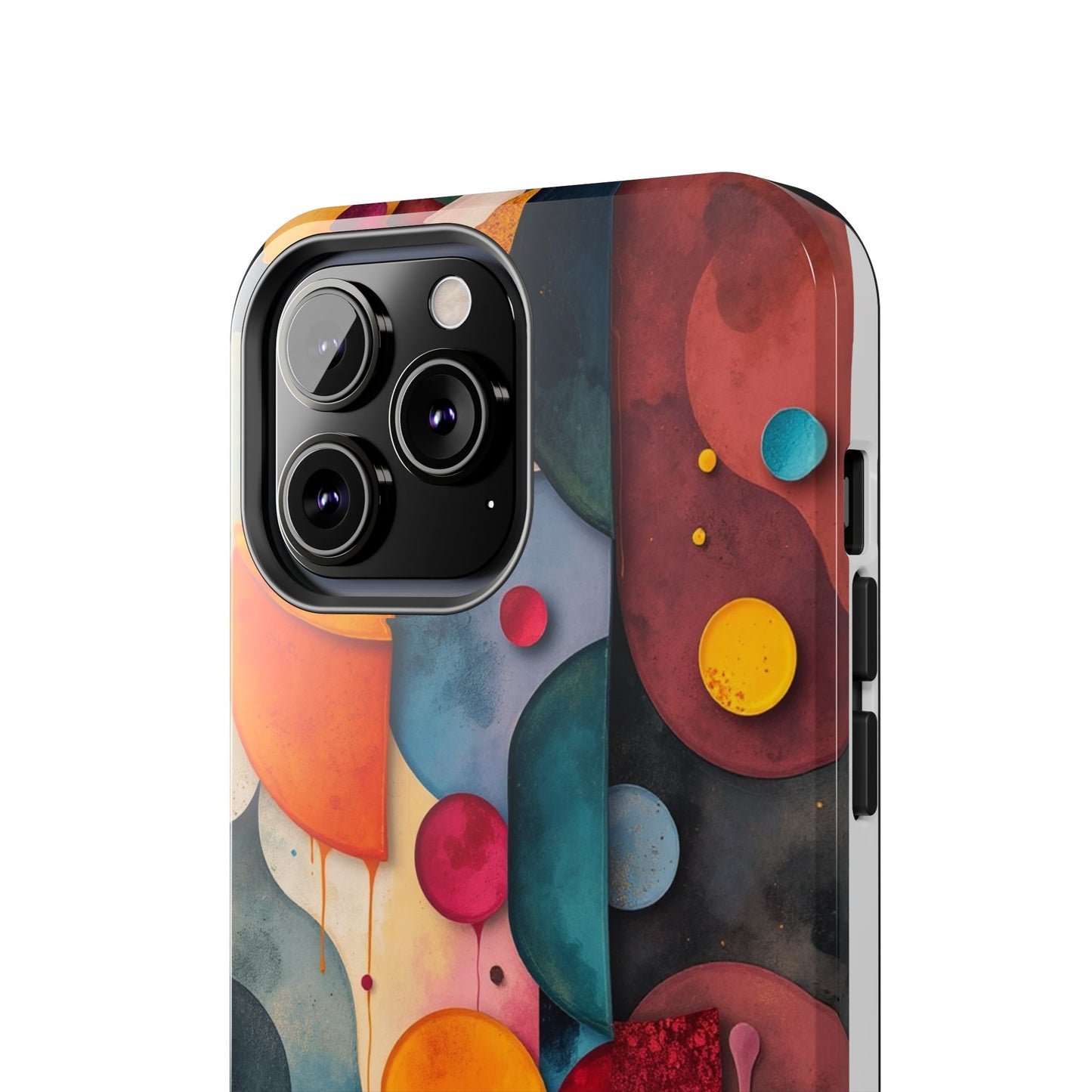 Artistic Tough Phone Cases - Colorful Abstract Design for Trendy Protection - for iPhone