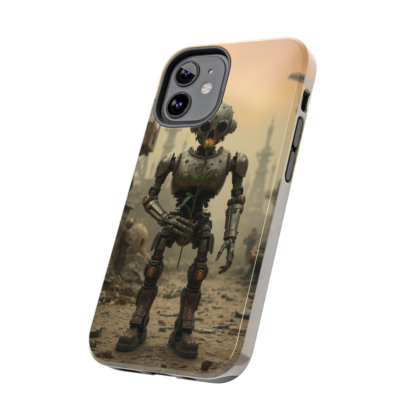 Robotic Sentinel Tough Phone Case - Durable Protector for Sci-Fi Lovers