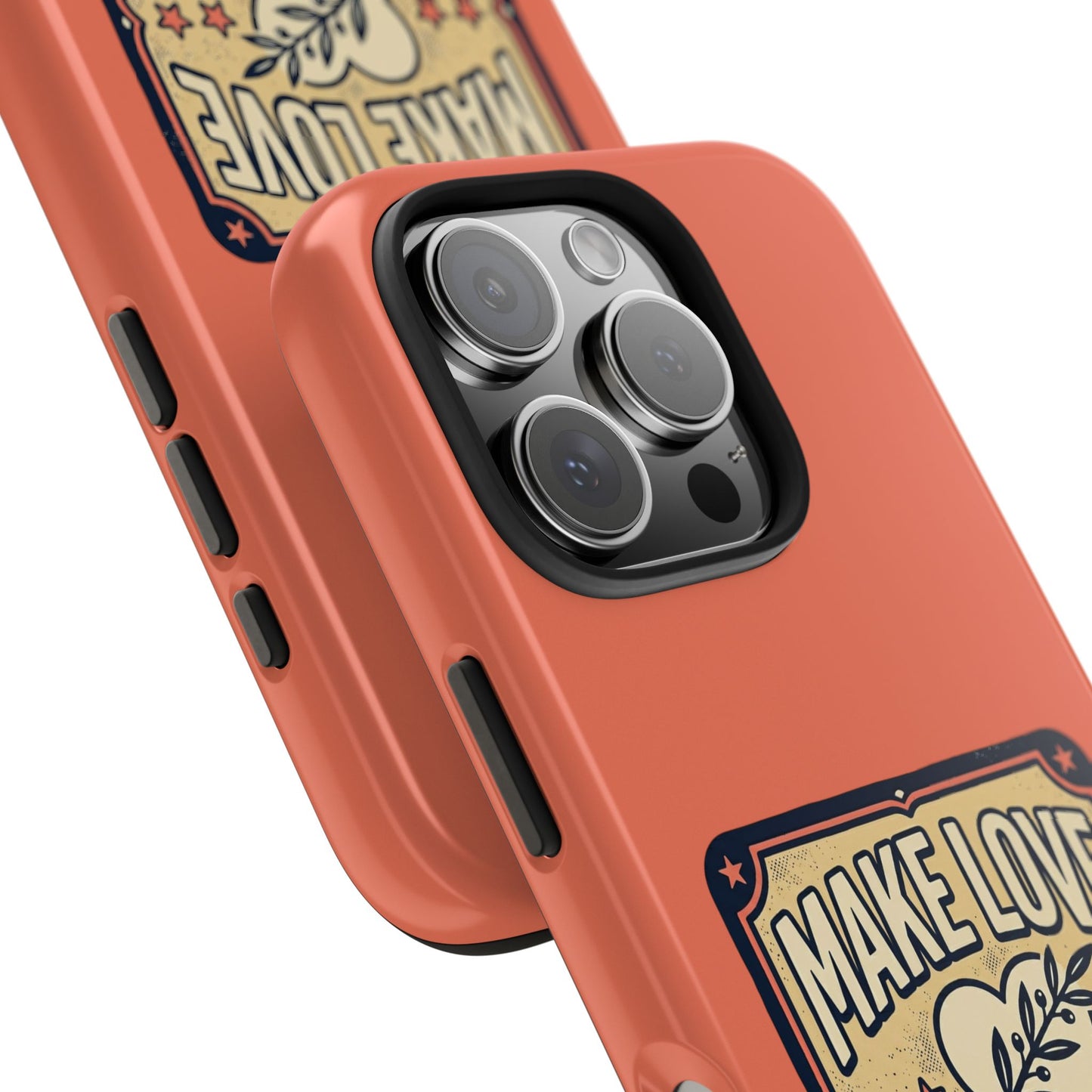 Make Love Not War Tough Phone Case for iPhone