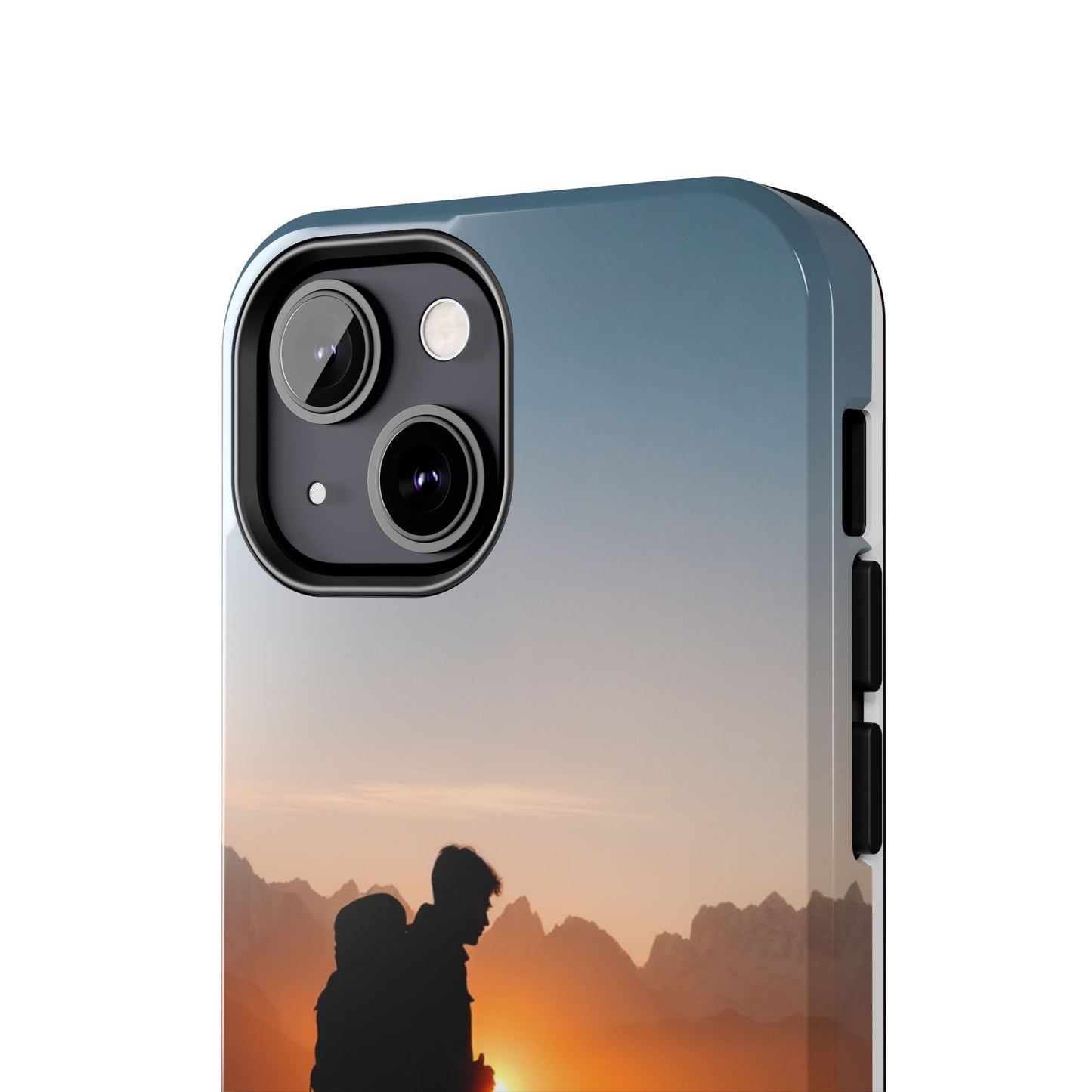 Explorer Adventure Sunset Mountain iPhone Case